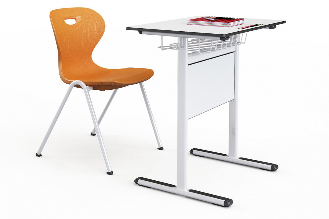 ARYA Compact Tekli Öğrenci Sırası Önü Perdeli